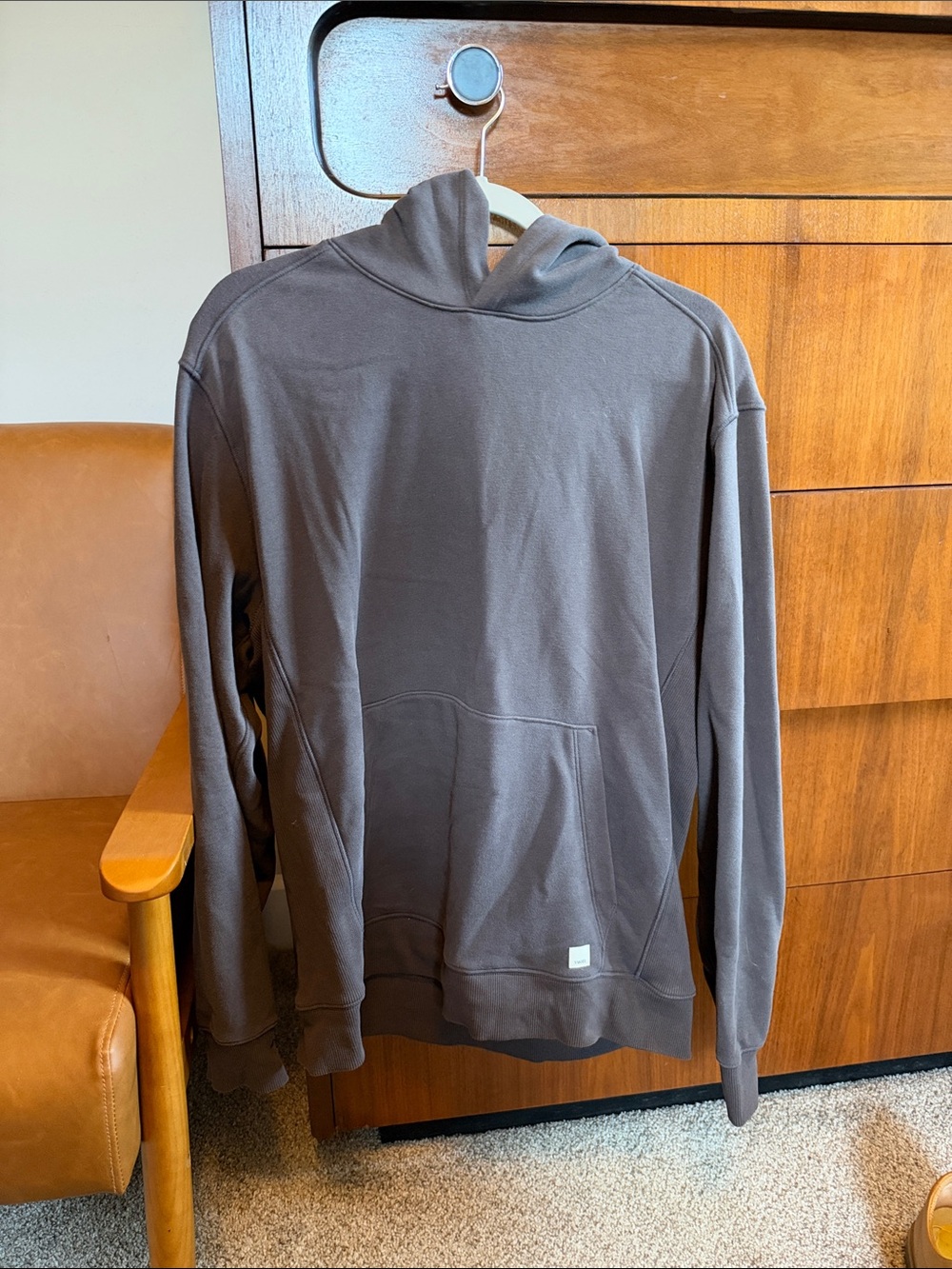 Vuori Cypress Vintage Hoodie Soot Color